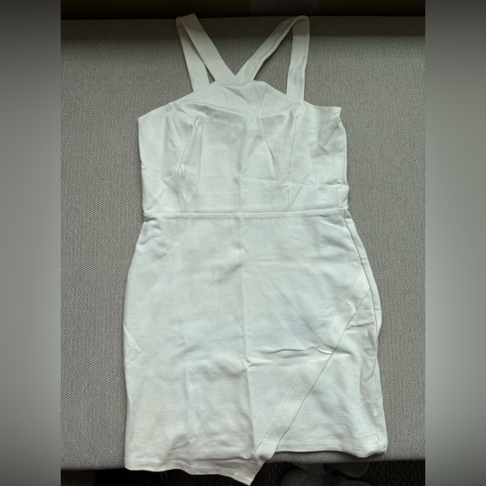 Foreign exchange white mini dress